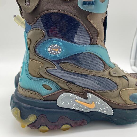 Nike Men's size 5 React Boot Undercover Brown Jun Takahashi Japanese Streetwear - Picture 7 of 12